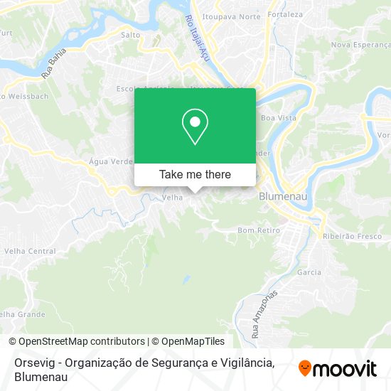 Mapa Orsevig - Organização de Segurança e Vigilância