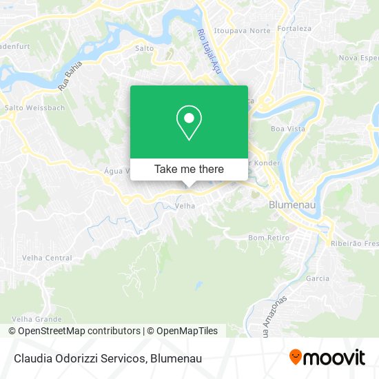 Claudia Odorizzi Servicos map