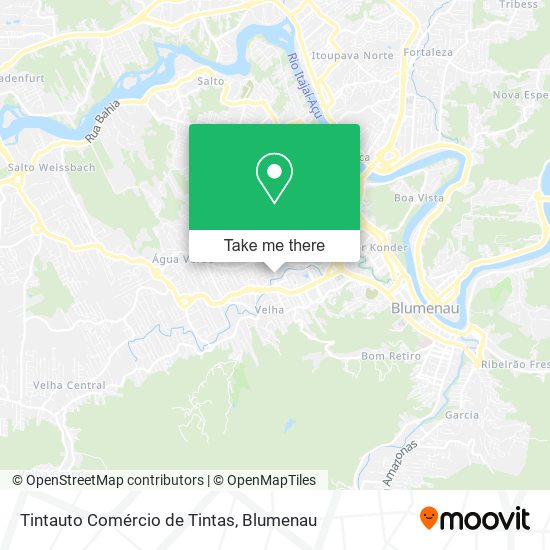 Mapa Tintauto Comércio de Tintas