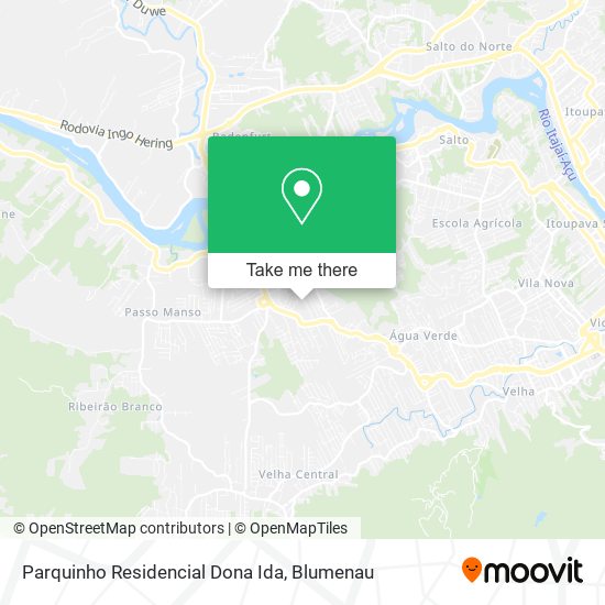 Mapa Parquinho Residencial Dona Ida