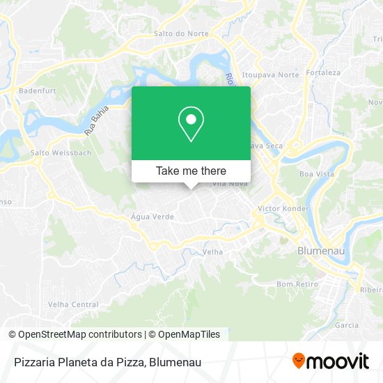 Pizzaria Planeta da Pizza map