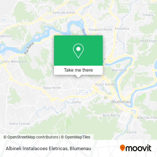 Mapa Albineli Instalacoes Eletricas