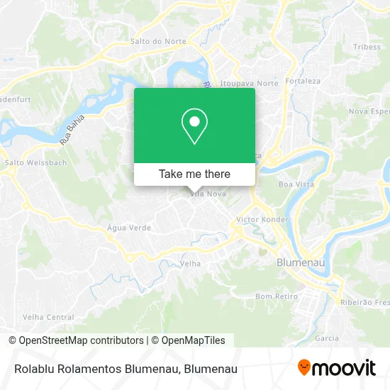 Rolablu Rolamentos Blumenau map