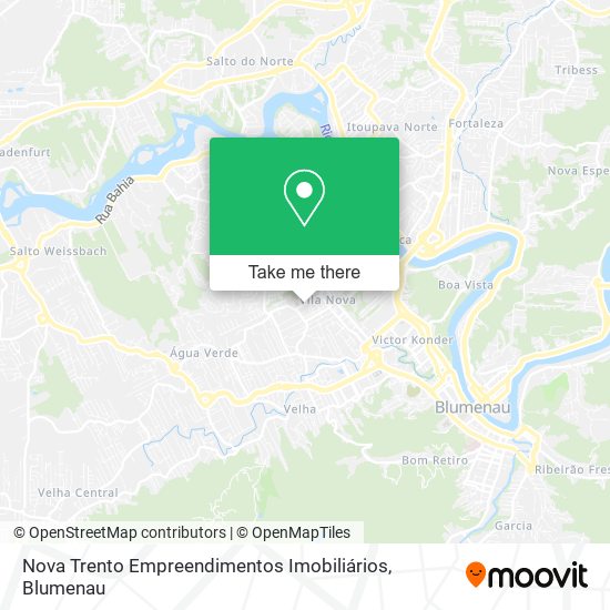 Nova Trento Empreendimentos Imobiliários map