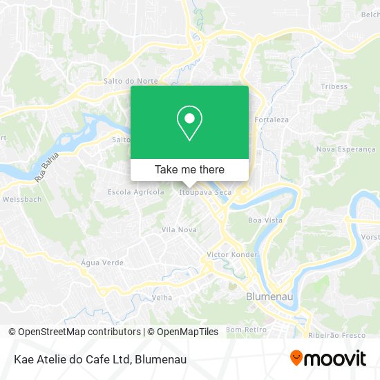 Mapa Kae Atelie do Cafe Ltd