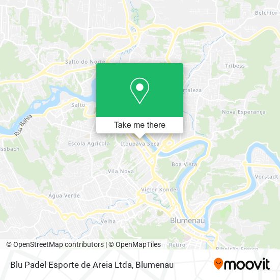 Mapa Blu Padel Esporte de Areia Ltda