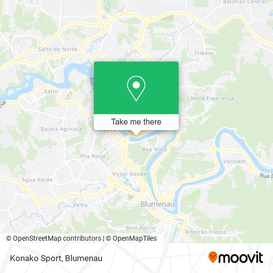 Mapa Konako Sport