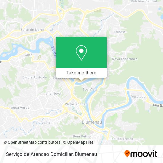 Serviço de Atencao Domiciliar map