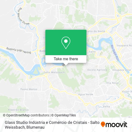 Glass Studio Indústria e Comércio de Cristais - Salto Weissbach map