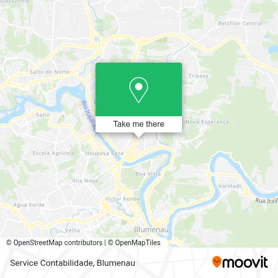 Service Contabilidade map