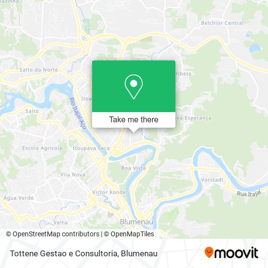 Mapa Tottene Gestao e Consultoria