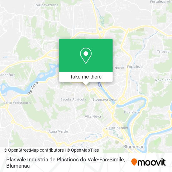 Mapa Plasvale Indústria de Plásticos do Vale-Fac-Símile