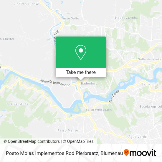 Posto Molas Implementos Rod Pierbraatz map