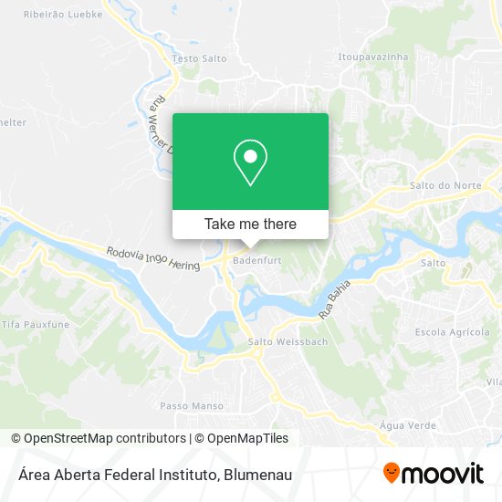 Área Aberta Federal Instituto map