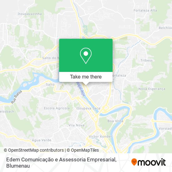 Mapa Edem Comunicação e Assessoria Empresarial