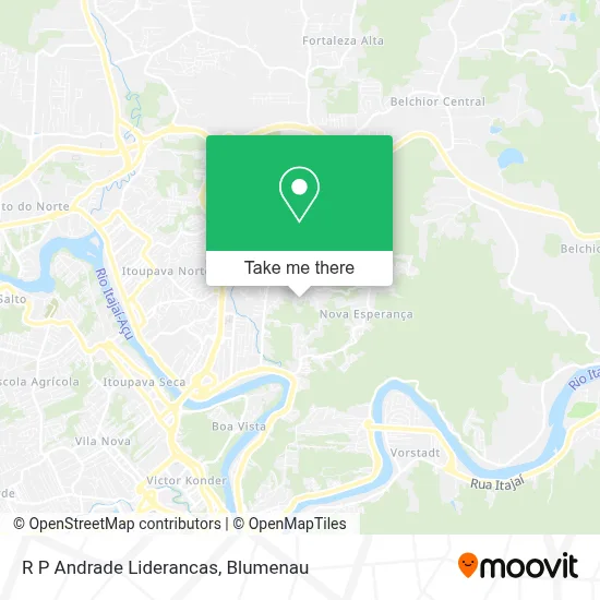 R P Andrade Liderancas map