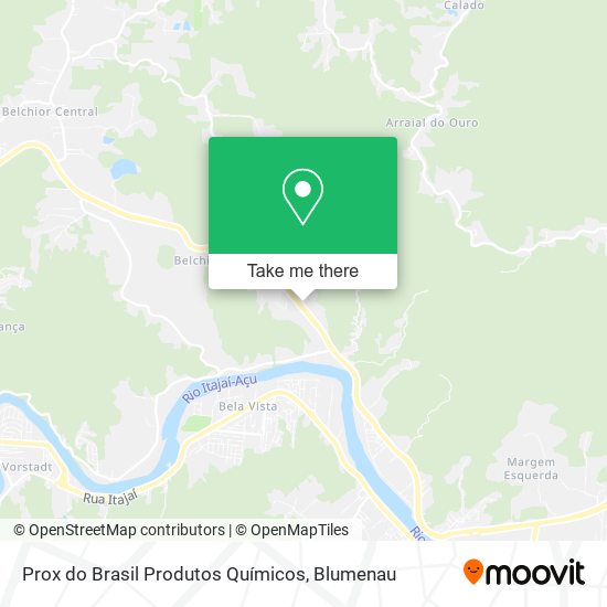 Prox do Brasil Produtos Químicos map