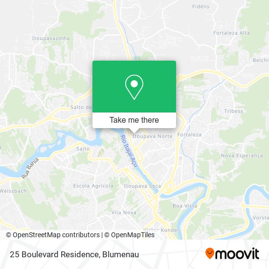 25 Boulevard Residence map