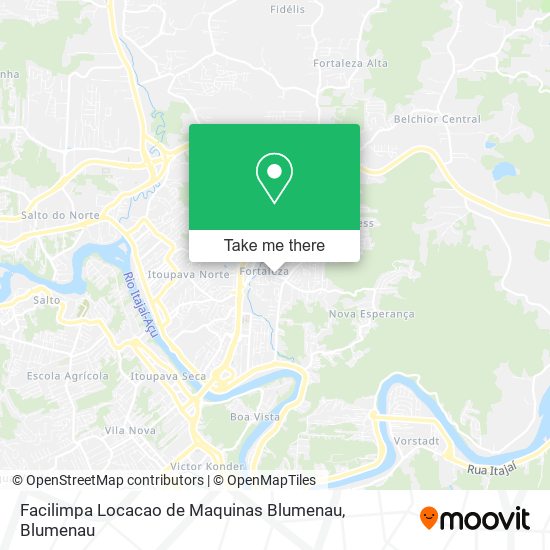 Facilimpa Locacao de Maquinas Blumenau map