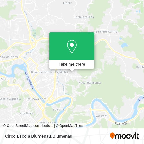 Circo Escola Blumenau map