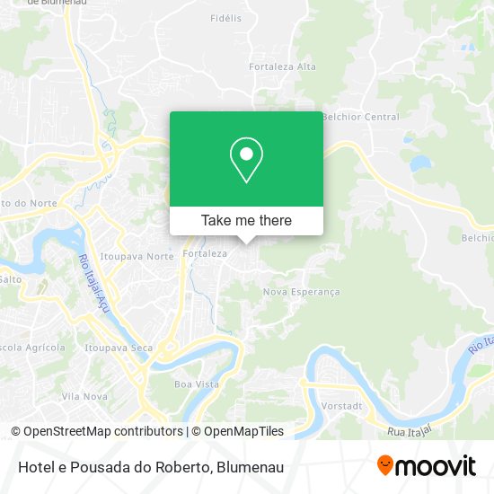 Hotel e Pousada do Roberto map