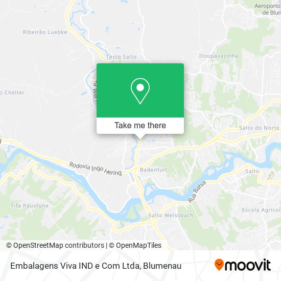 Embalagens Viva IND e Com Ltda map