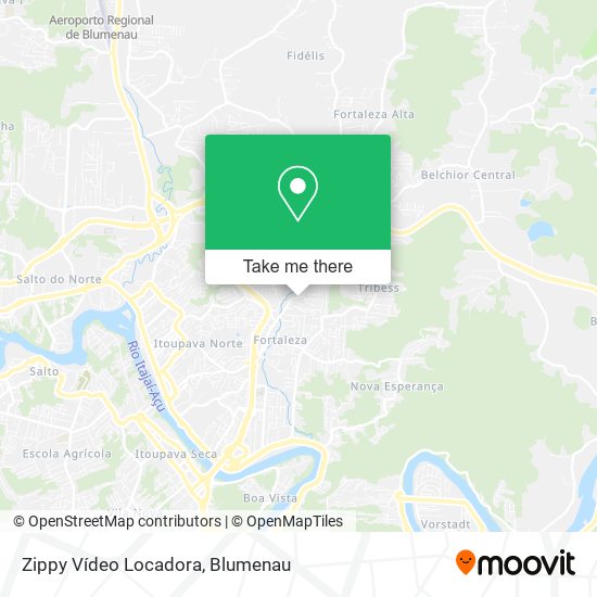 Zippy Vídeo Locadora map