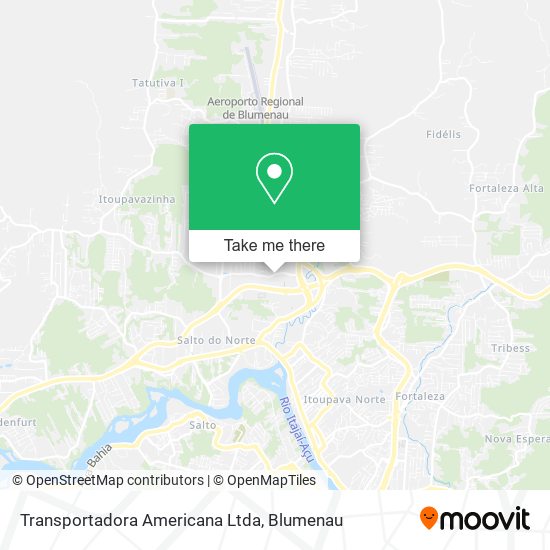 Mapa Transportadora Americana Ltda