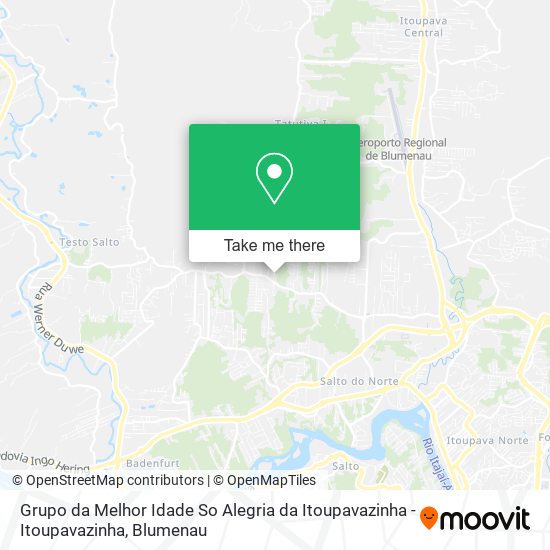 Grupo da Melhor Idade So Alegria da Itoupavazinha - Itoupavazinha map