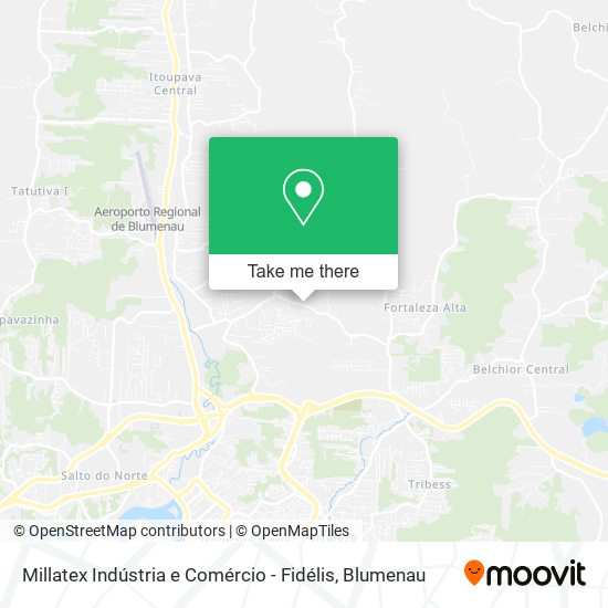Millatex Indústria e Comércio - Fidélis map