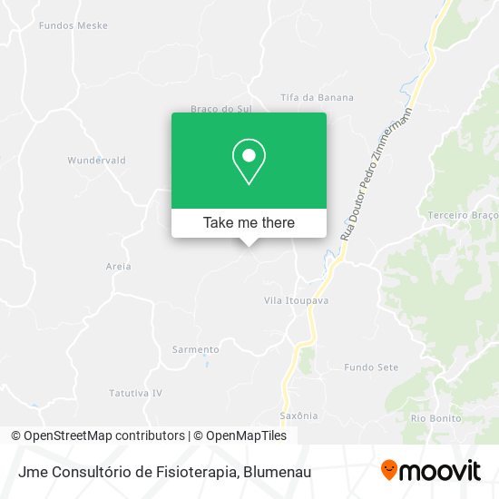 Jme Consultório de Fisioterapia map