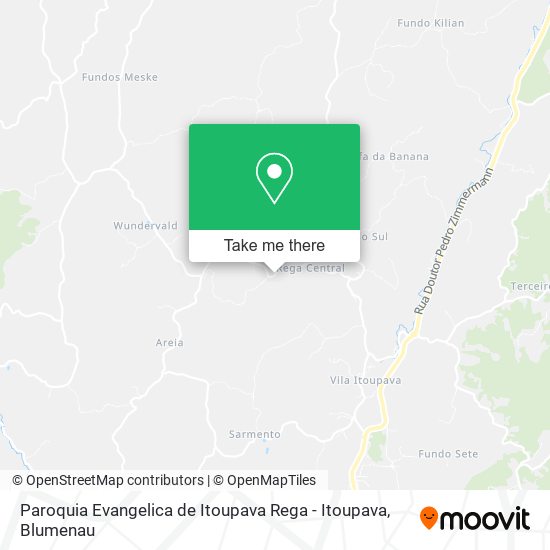 Paroquia Evangelica de Itoupava Rega - Itoupava map
