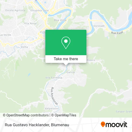 Rua Gustavo Hacklander map