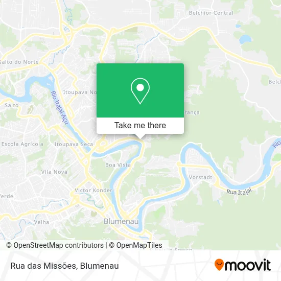 Rua das Missões map