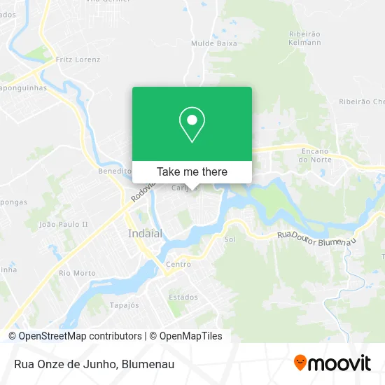 Rua Onze de Junho map