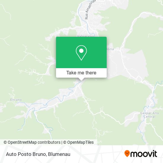 Mapa Auto Posto Bruno