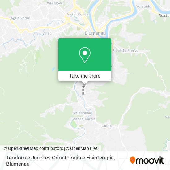 Mapa Teodoro e Junckes Odontologia e Fisioterapia