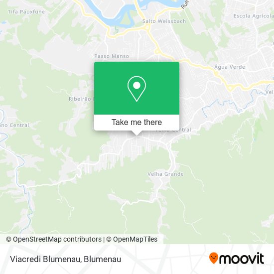 Viacredi Blumenau map