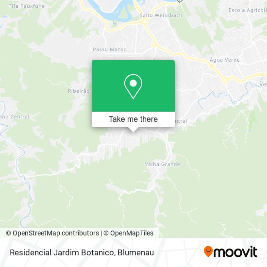 Mapa Residencial Jardim Botanico