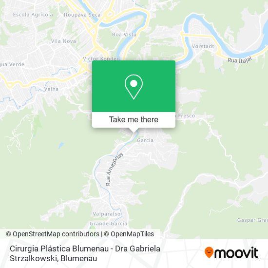 Cirurgia Plástica Blumenau - Dra Gabriela Strzalkowski map
