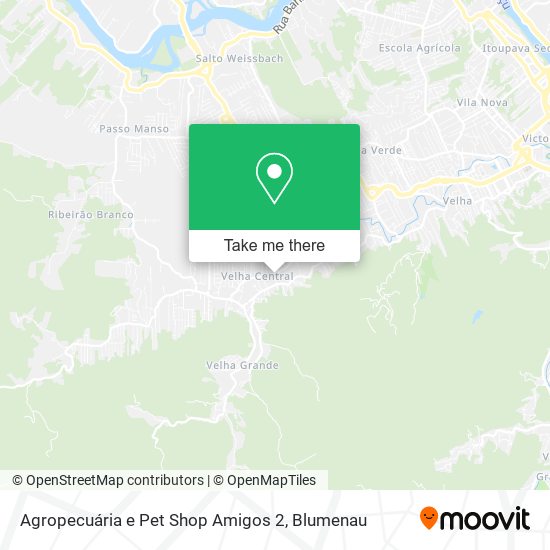 Agropecuária e Pet Shop Amigos 2 map