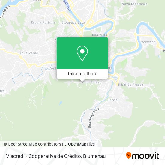 Mapa Viacredi - Cooperativa de Crédito