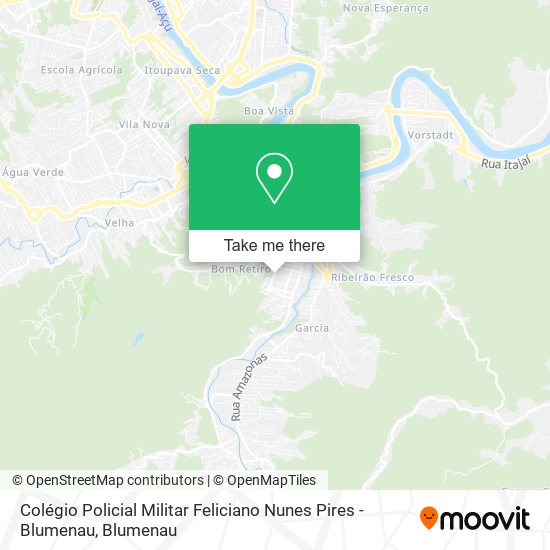 Colégio Policial Militar Feliciano Nunes Pires - Blumenau map