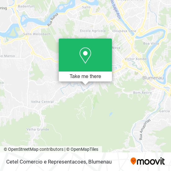 Cetel Comercio e Representacoes map