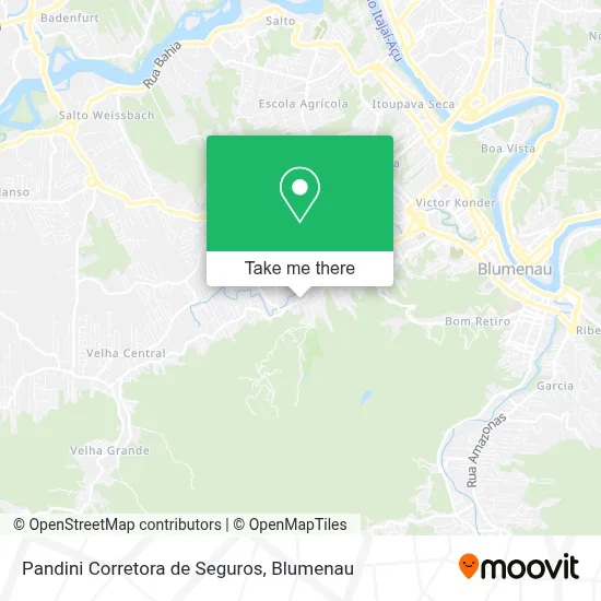 Pandini Corretora de Seguros map