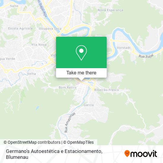 Mapa Germano's Autoestética e Estacionamento