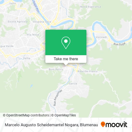Marcelo Augusto Scheidemantel Nogara map