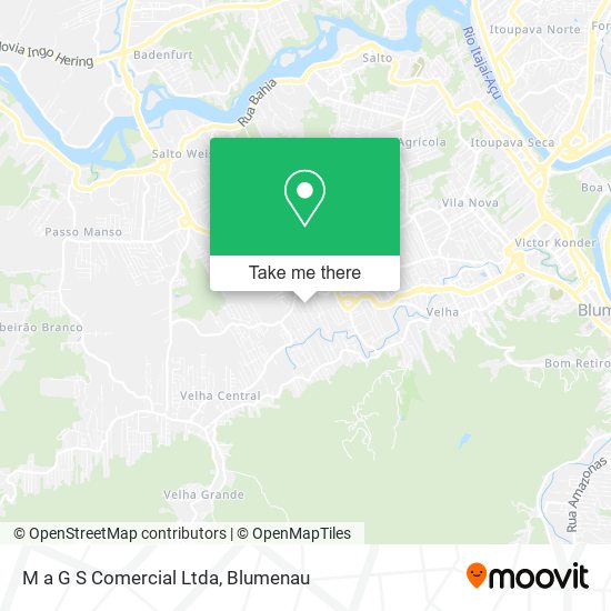 M a G S Comercial Ltda map