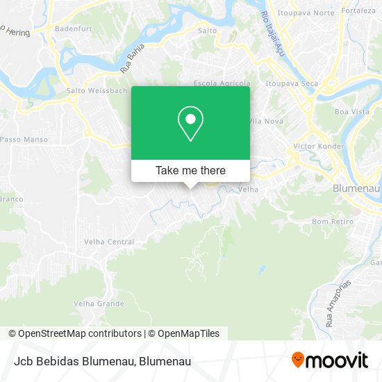 Mapa Jcb Bebidas Blumenau