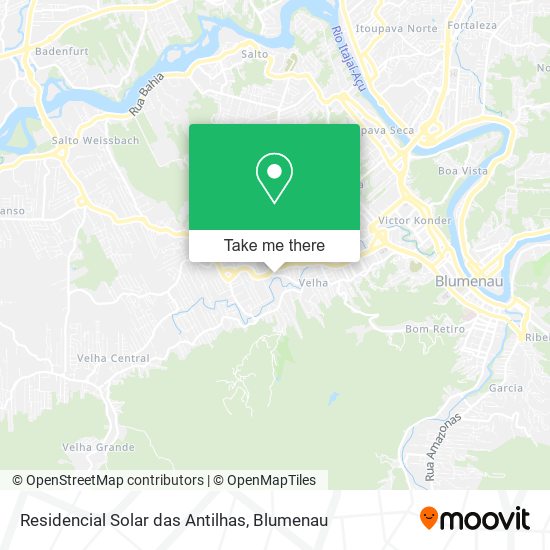 Mapa Residencial Solar das Antilhas